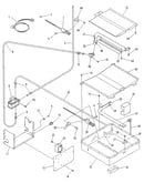 Broiler and oven burner section
