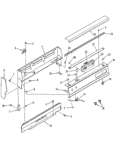 Backguard section