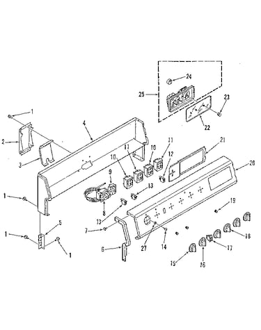 Backguard section