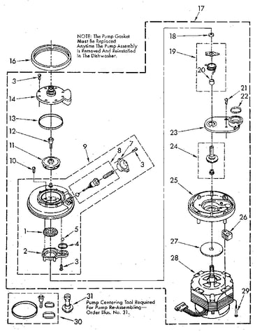 Pump and motor