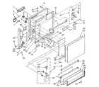 Kenmore 6651587983 door and toe panel diagram