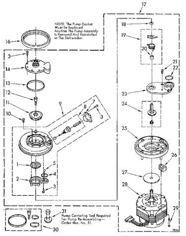 Pump and motor