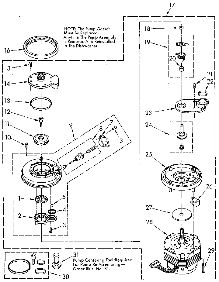 PUMP AND MOTOR