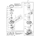 Kenmore 6651578583 pump and motor diagram