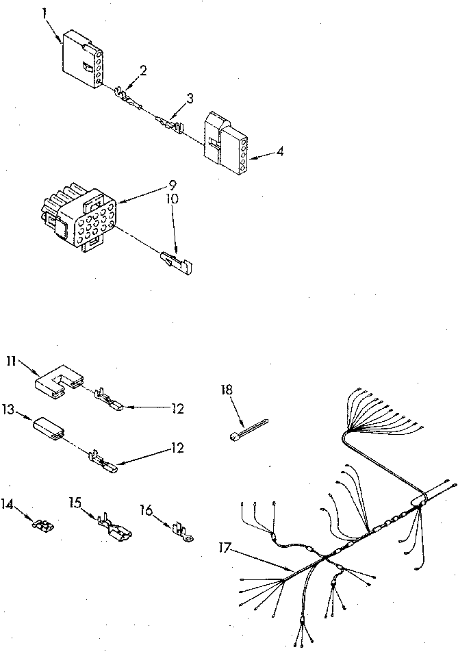 Wiring harness parts