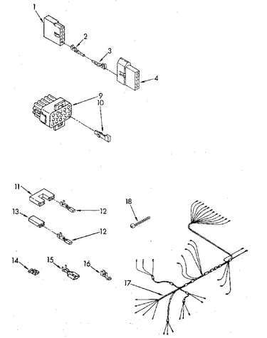 Wiring harness parts
