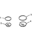 Optional porcelain pan and chrome ring kit no. 8068400