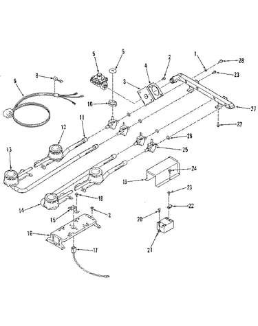 Burner section