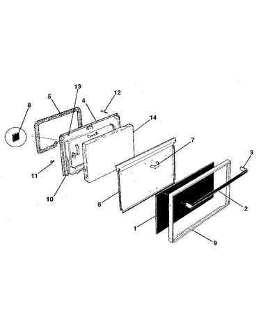 Oven door