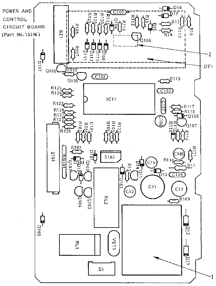 Power and control circuit board