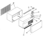 Climette/Keeprite/Zoneaire CSMH11350 controls and cabinet diagram