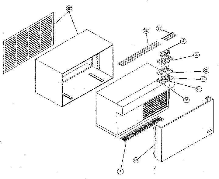 Controls and cabinet