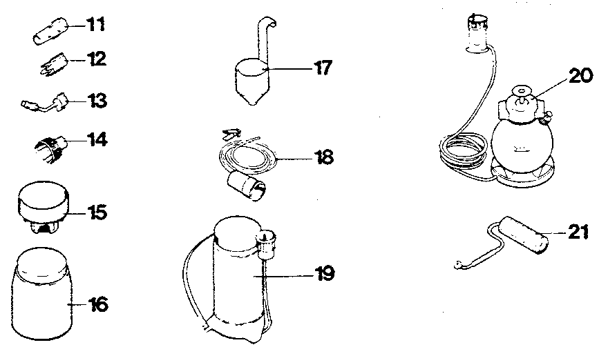 PRESSURE TANK AND NOZZLES