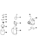 Pressure tank and nozzles