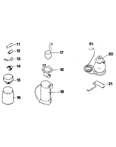 Pressure tank and nozzles