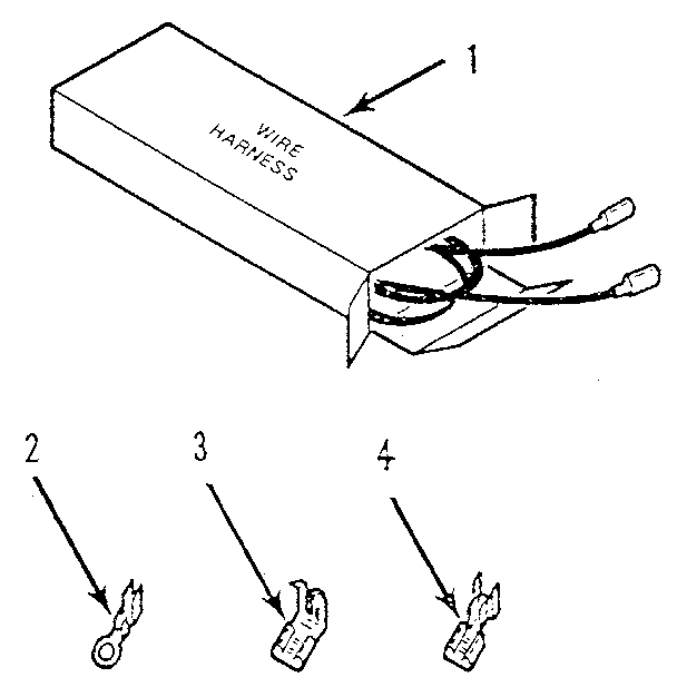 WIRE HARNESS AND COMPONENTS