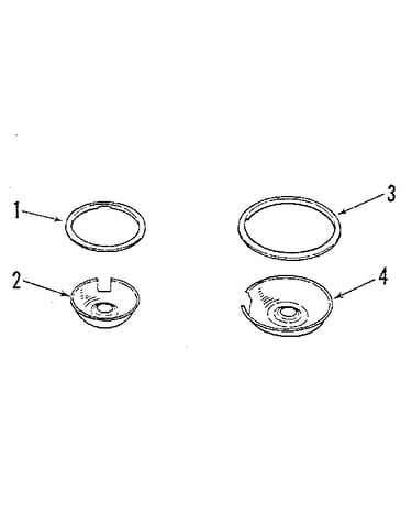 Optional porcelain pan and chrome ring kit no. 8068410