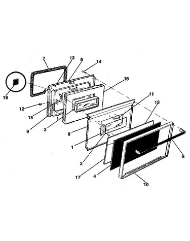 Oven door