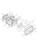 Oven door section