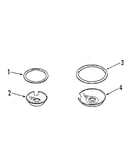 Optional porcelain pan and chrome ring kit no. 8068410