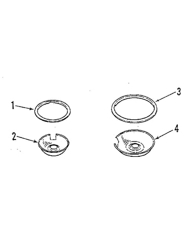 Optional porcelain pan and chrome ring kit no. 8068410