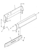 Backguard section