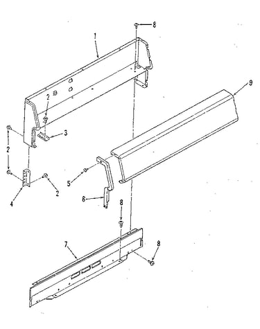 Backguard section