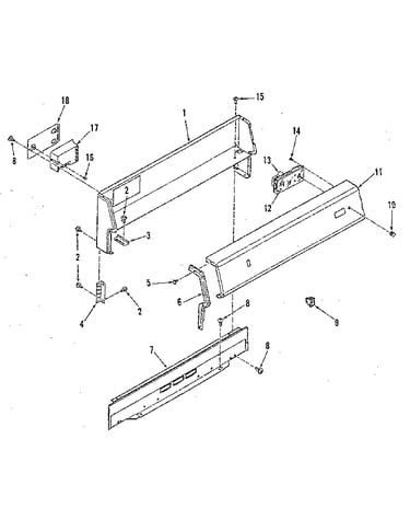 Backguard section