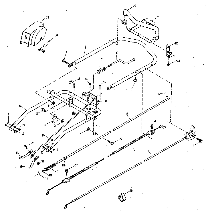 Upper and lower handles