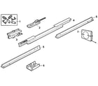 Craftsman 13953515SR rail assembly diagram