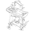 Craftsman 502254190 mower housing suspension diagram