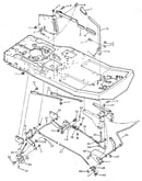 Mower housing suspension