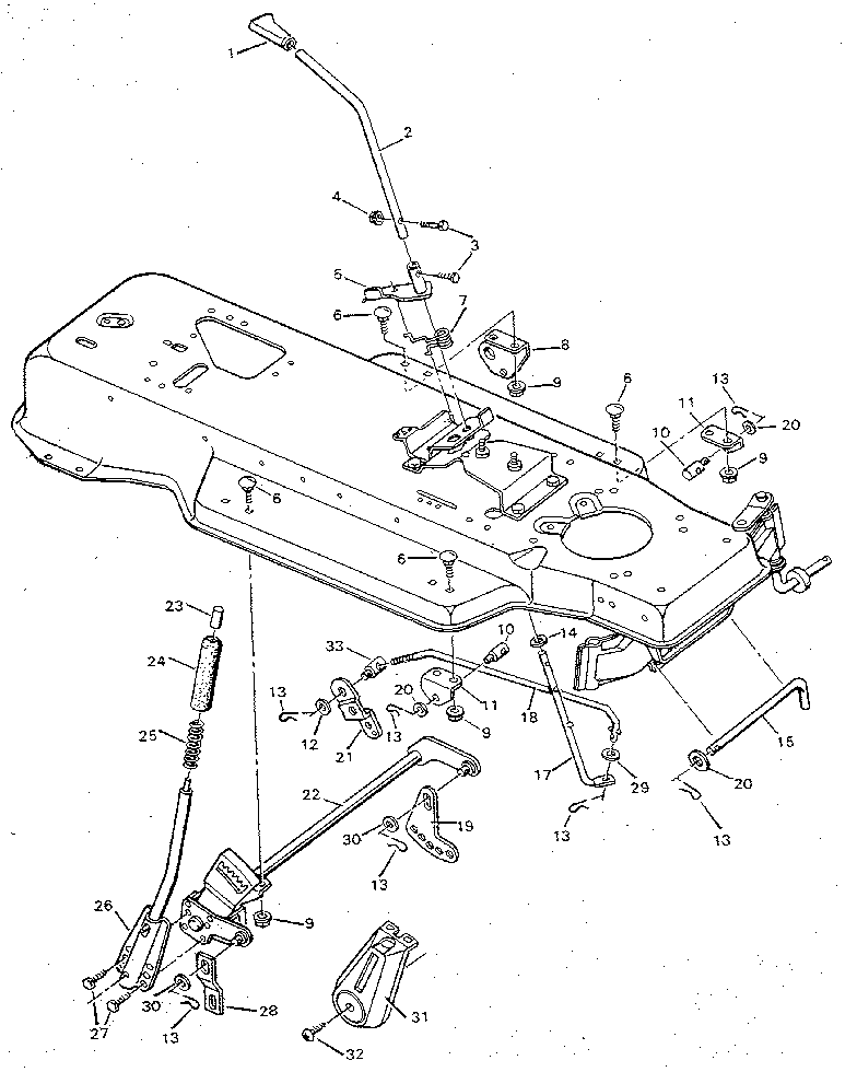 MOWER SUSPENSION