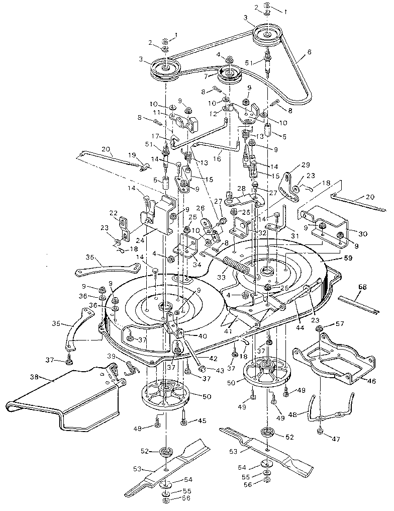 MOWER HOUSING