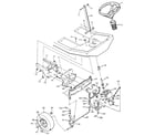 Craftsman 502254180 steering system diagram