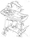 Mower housing suspension