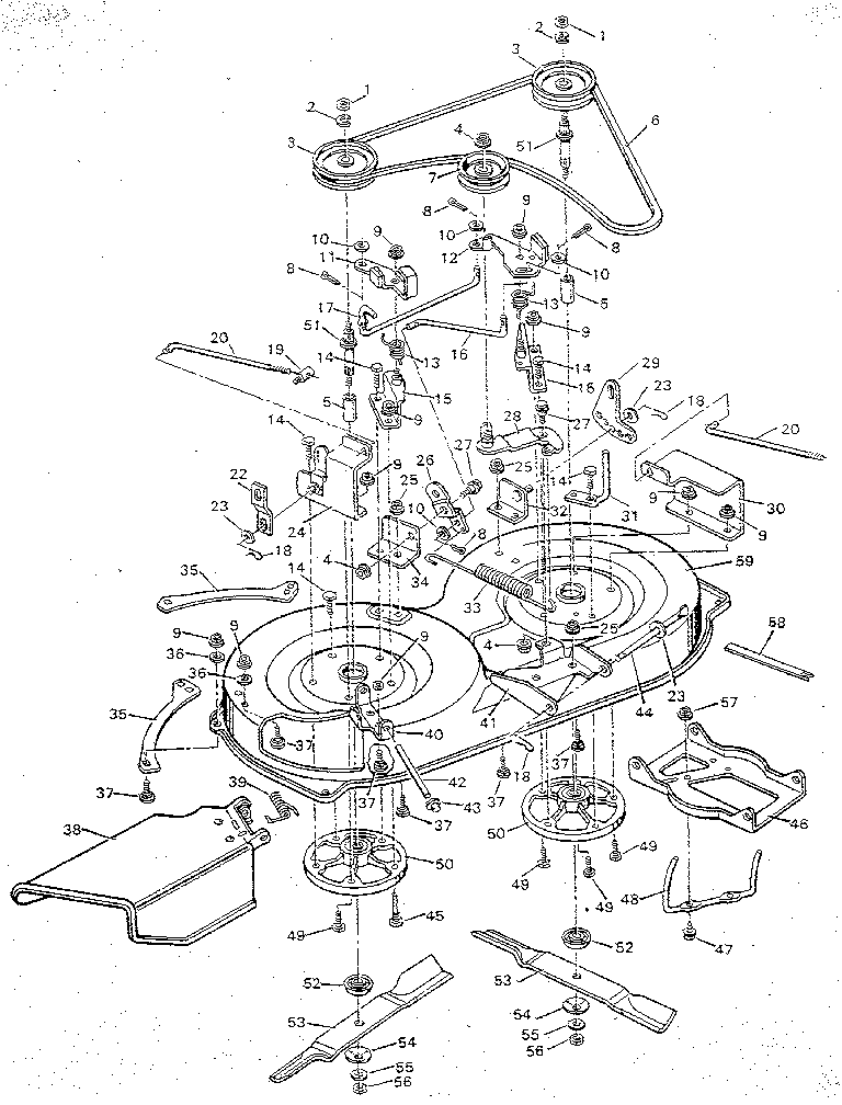 MOWER HOUSING