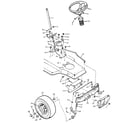 Craftsman 502254970 steering diagram