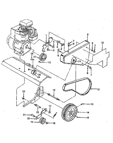 Belt guard and pulley assembly