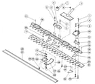 Troybilt TRAILBLAZER Y0000100 AND UP cutter bar assembly diagram