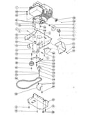 Cutter bar drive mechanism, engine oil drain tube