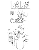 Salt storage tank assembly