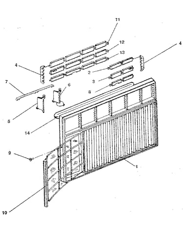 Cabinet and front panel