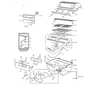 Kenmore 2581560100 grill and burner assembly diagram