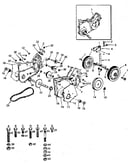 Transmission and guage wheels