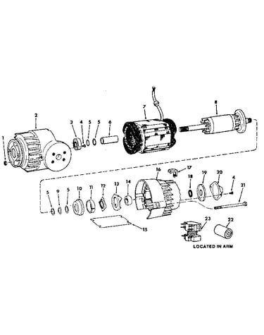 Motor assembly 63876