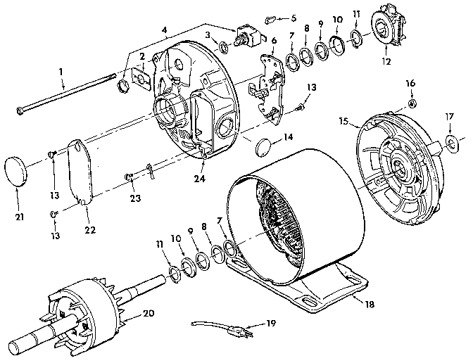 Motor asm. 68018
