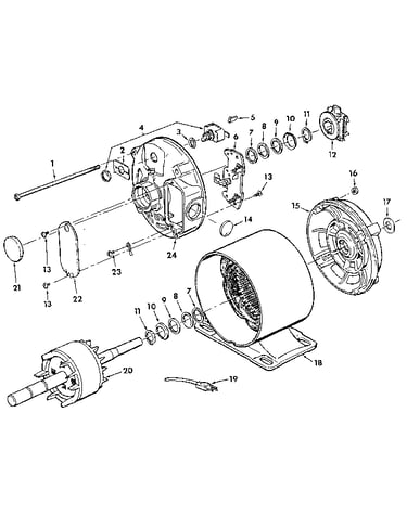 Motor asm. 68018