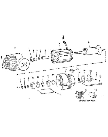 Motor assembly 63608