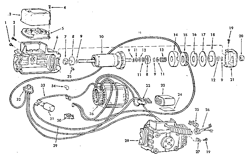 Motor asm. 63791